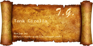 Tenk Gizella névjegykártya